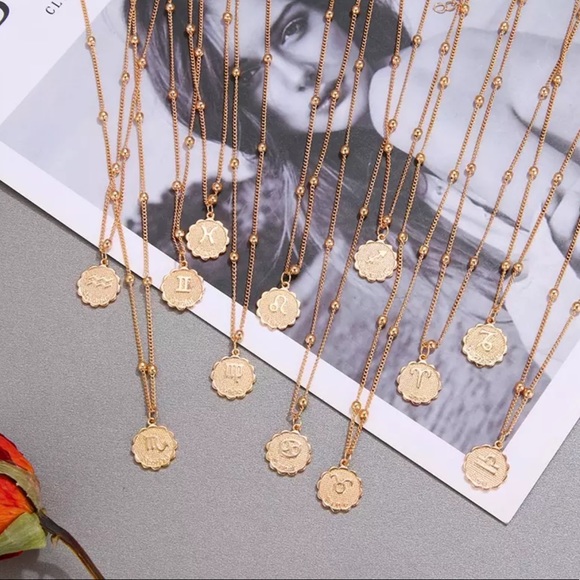 Pisces Zodiac Coin Necklace - Picture 6 of 8